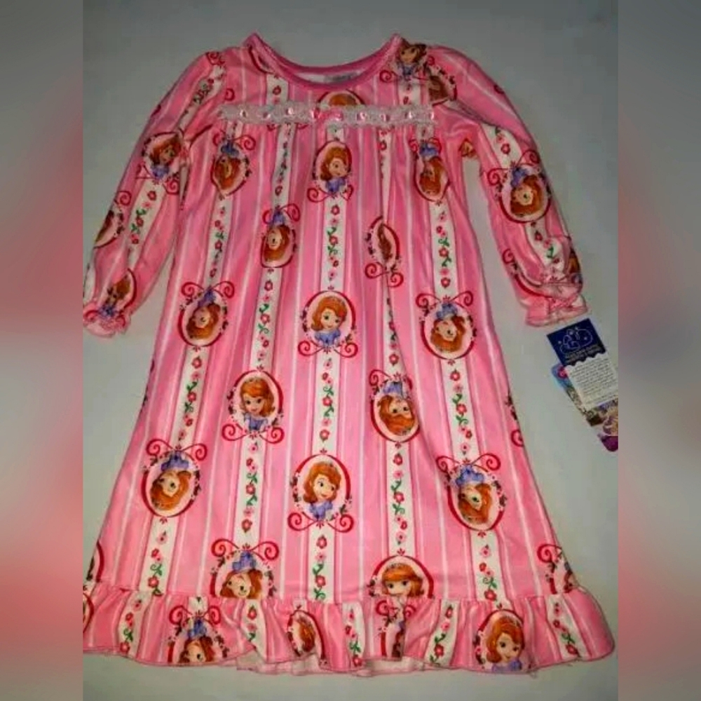 SOFIA THE FIRST Nightgown Pajamas pjs TODDLER Size 2T Princess